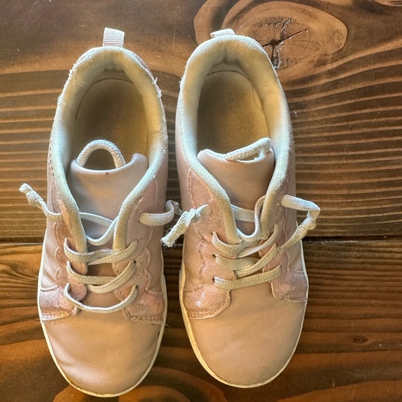 OshKosh,  pink, no tie, 12T shoes. Okay condition. - Picture 3 of 4